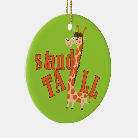 Lange de Tribune van de giraf Keramisch Ornament (Rechts)
