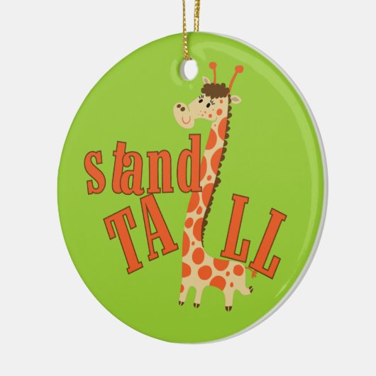 Lange de Tribune van de giraf Keramisch Ornament (Links)