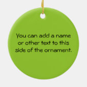 Lange de Tribune van de giraf Keramisch Ornament (Achterkant)