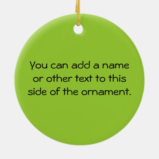 Lange de Tribune van de giraf Keramisch Ornament (Achterkant)