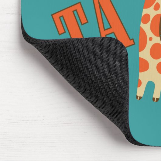 Lange de Tribune van de giraf Muismat (Hoek)