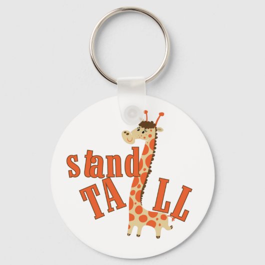 Lange de Tribune van de giraf Sleutelhanger (Voorkant)