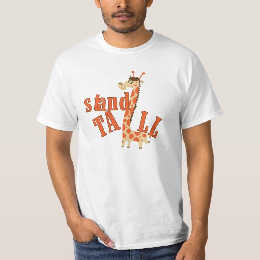 Lange de Tribune van de giraf T-shirt (Voorkant)