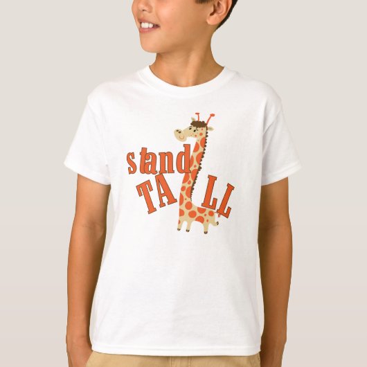 Lange de Tribune van de giraf T-shirt (Voorkant)