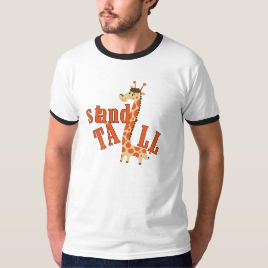Lange de Tribune van de giraf T-shirt (Voorkant)