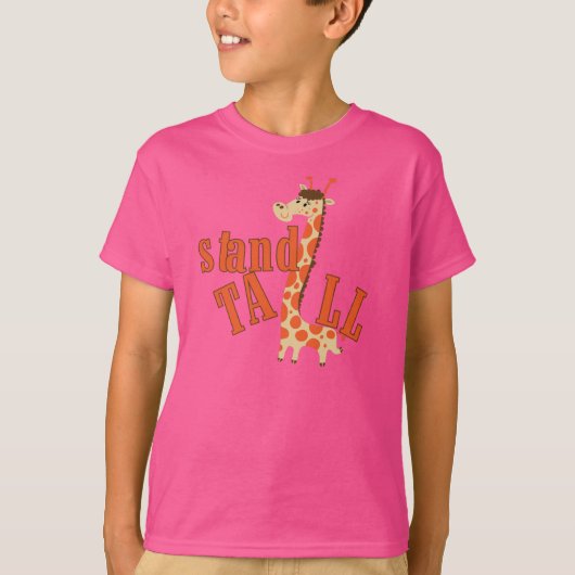 Lange de Tribune van de giraf T-shirt (Voorkant)