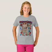 Lange de Tribune van de giraf T-shirt (Voorkant volledig)