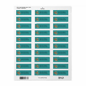 Lange de Tribune van de Giraffe Etiket (Full Sheet)