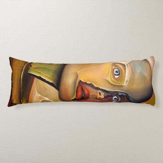 Lange decoratieve neef lichaamskussen (Voorkant)