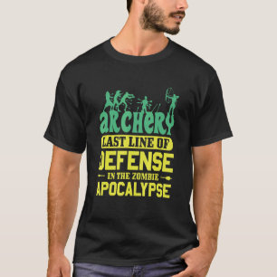 Lange defensie in de Zombie Apocaly T-shirt