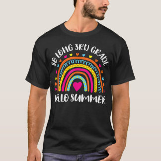 Lange derde graad Hallo zomerleraar Kind T-shirt