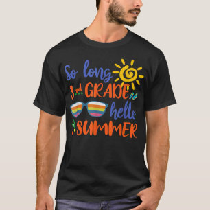 Lange derde graad Hallo zomerleraar Kind T-shirt