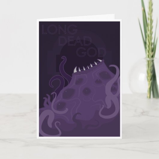 Lange Dode God - de Oude Goden van de Verering Feestdagen Kaart (Voorkant)