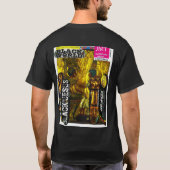 LANGE DONKERE KNAPPE MAN. T-Shirt (Achterkant)