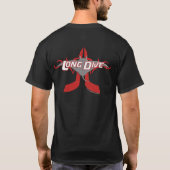 Lange duik: Manta Dark T-shirt (Achterkant)
