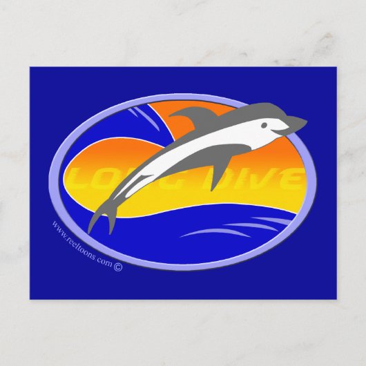 Lange duik: Postkaart (Voorkant)