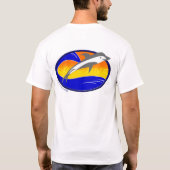Lange duik: T-shirt Dolphin Light (Achterkant)