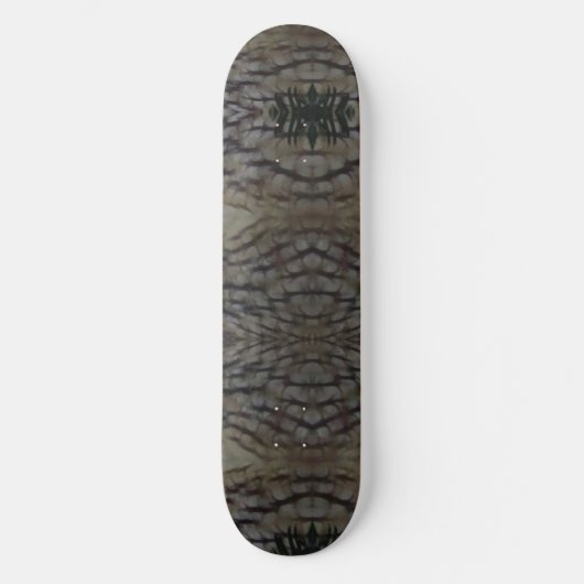 Lange-ear Uil Veren Patroon Skateboard (Voorkant)