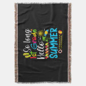 Lange eerste graad Hallo zomerdag op school. Deken (Voorkant Verticaal)