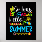 Lange eerste graad Hallo zomerdag op school. Poster (Voorkant)