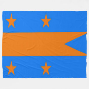 LANGE EILANDVLAG FLEECE DEKEN