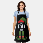 Lange Elf Overeenkomstige Familie Kerstmis Schort (Gedragen)