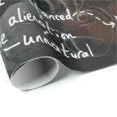 Lange Engelse klaslokalen Poster Poetry Mood Words Cadeaupapier (Rol Hoek)