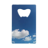 Lange enkelvoudige wolk creditkaart flessenopener (Achterkant)