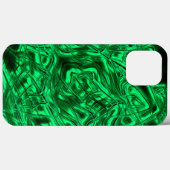 Lange gebogen lijnen die ster vormen op groen meta Case-Mate iPhone case (Achterkant (horizontaal))