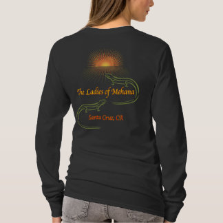 Lange geslapen Shirt dames (uitzicht achter)