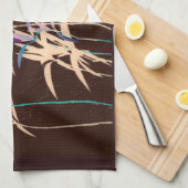 Lange gestemte bladeren theedoek (Quarter Fold)