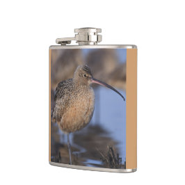 Lange gevulde krullen heupfles