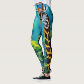 Lange Giraffe in de Bomen Leggings (Links)