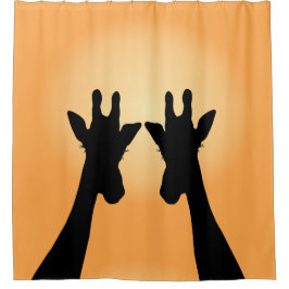 Lange Giraffes Douchegordijn