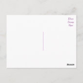 Lange Haar Chihuahua Puppy Dog Post Kaart (Achterkant)