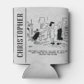 Lange haarstijl Geen haircut- of haarstijl Blikjeskoeler (Achterkant)