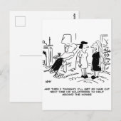 Lange haarstijl Geen haircut- of haarstijl Briefkaart (Voorkant / Achterkant)