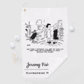 Lange haarstijl Geen haircut- of haarstijl Golfhanddoek (Insitu)