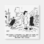 Lange haarstijl Geen haircut- of haarstijl Magneet (Voorkant)