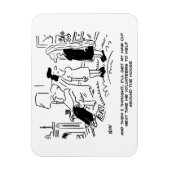 Lange haarstijl Geen haircut- of haarstijl Magneet (Verticaal)