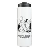 Lange haarstijl Geen haircut- of haarstijl Thermosbeker (Voorkant)