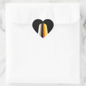 LANGE HAARTROTS HART STICKER (Tas)