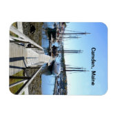 lange haven in Camden, Maine Magneet (Horizontaal)