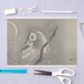 Lange havermout in Ginkgo door Ohara Koson Tissuepapier (Craft)