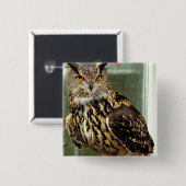 Lange havermout vierkante button 5,1 cm (Voorkant /achterkant)