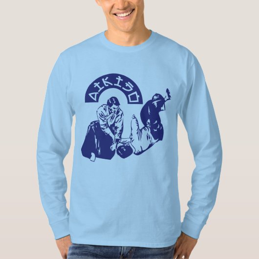 Lange hoes Aikido T-shirt (Voorkant)
