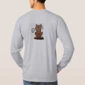 Lange hoes Basic k9-verbindingsstuk T-shirt (Achterkant)