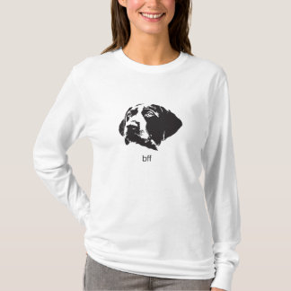 Lange hoes Duits Shorthaired Pointer "BFF"-Shirt T-shirt