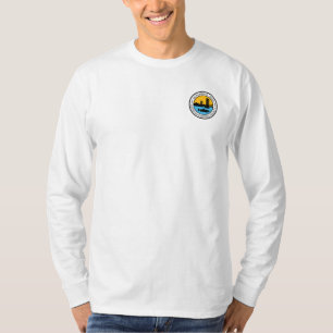 Lange hoes met tekst t-shirt