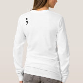 Lange hoes SemiColon-Shirt T-shirt (Achterkant)